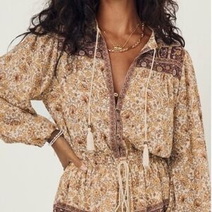 Spell Sundown Romper In Spice